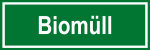 Wertstoffkennzeichen - Biomüll