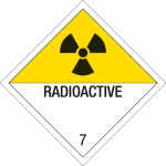 Gefahrgutzeichen - Radioaktive Stoffe   