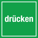 Türkennzeichnung - drücken 