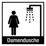 Türkennzeichnung - Damendusche