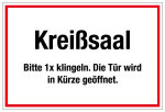 Krankenhaus- und Praxisschild - Kreißsaal