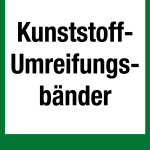 Wertstoffkennzeichen - Kunststoff-Umreifungsbänder