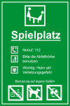 Spielplatzschild - Spielplatz